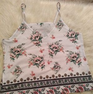 Floral tank top